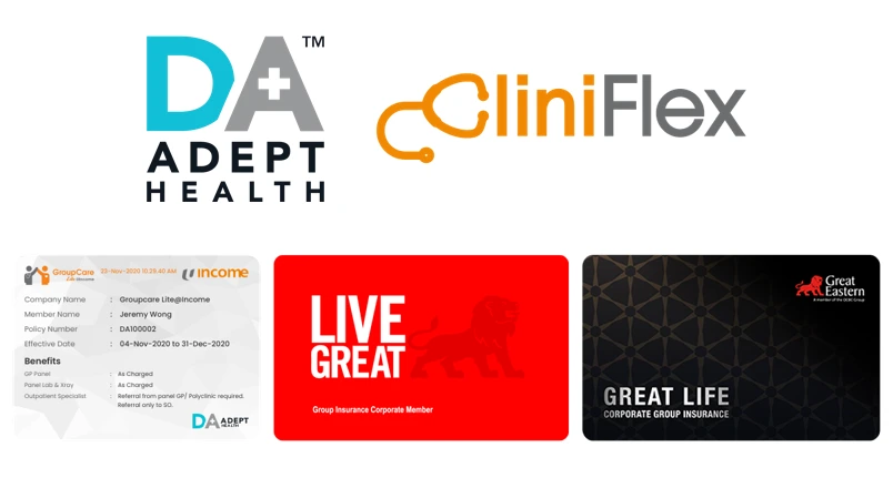 Adept Health insurance schemes we accept at our clinic.