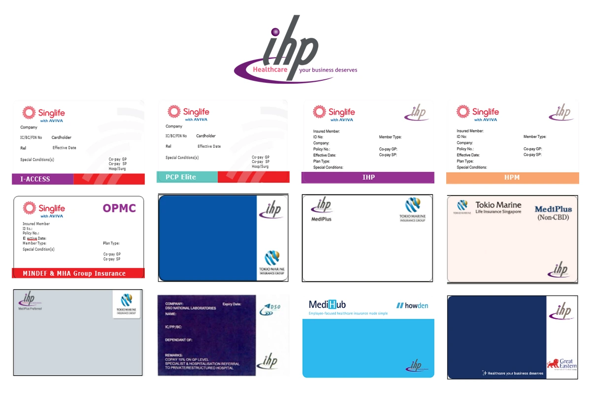 IHP schemes we accept at our clinic.