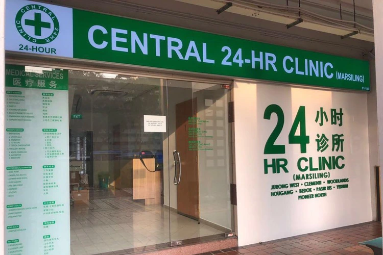 24-HR Clinic Group outlet at 303 Woodlands Street 31.
