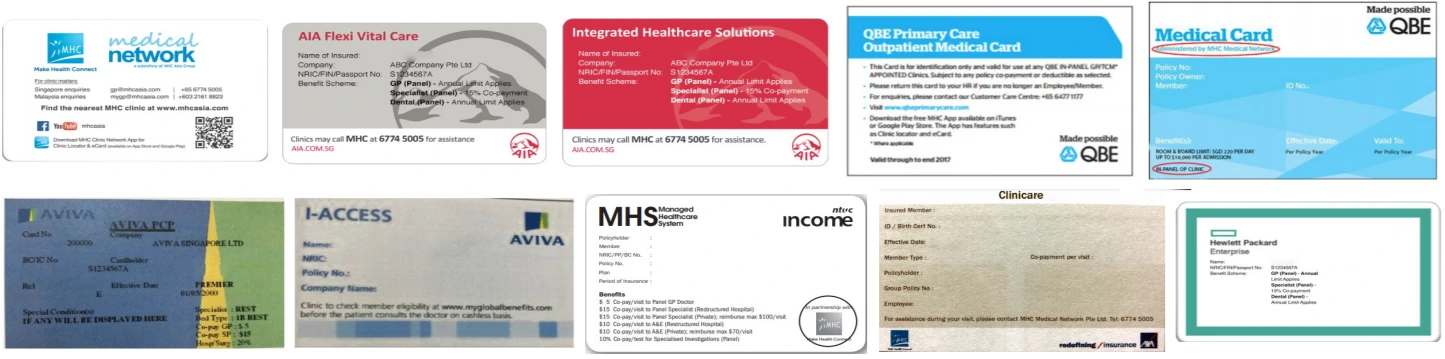 Make Health Connect (MHC) schemes we accept at our clinic.
